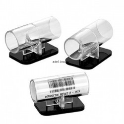 Mini Tube Black Wind Block Receipt Holder Plexiglass 12pcs Pack