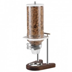 Vario Cereal Dispenser With Lacquered Beech Base 6 Liters